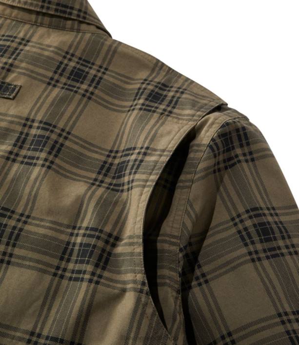 άνδρες πουκάμισο πεδίου 6PHT1716 LLBean x Double L εξοπλισμός εξωτερικού χώρου σκούρο ροδάκινο