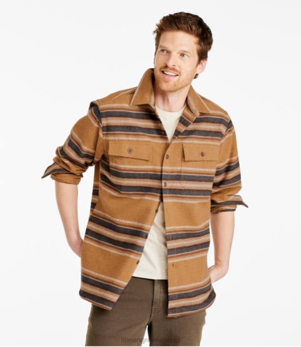 άνδρες πουκάμισο σαμουά 6PHT3059 LLBean είδη ένδυσης rangeley blue multi