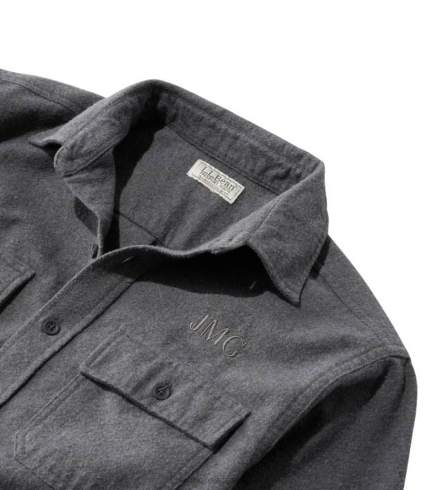 άνδρες πουκάμισο σαμουά 6PHT3256 LLBean είδη ένδυσης κριθάρι
