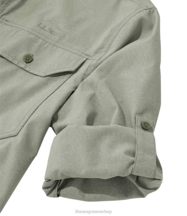 άνδρες πουκάμισο χωρίς πτήσεις 6PHT317 LLBean είδη ένδυσης βαθιά ελιά