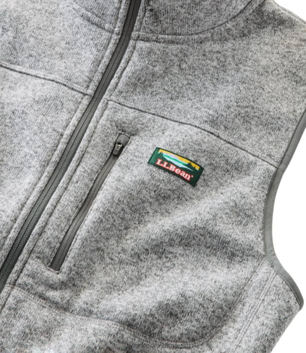 άνδρες πουλόβερ φλις γιλέκο 6PHT395 LLBean εξωτερικά ενδύματα γκρι ρείκι