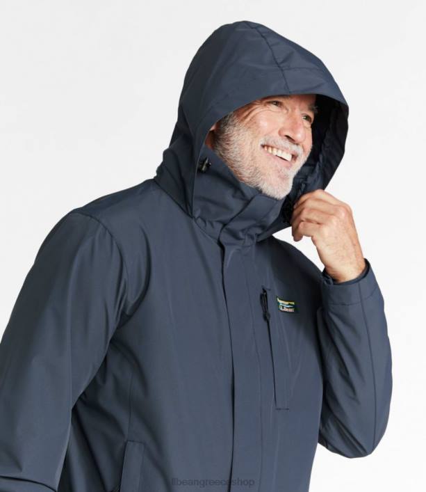 άνδρες πουλόβερ φλις τζάκετ 3 σε 1 6PHT947 LLBean εξωτερικά ενδύματα carbon navy/γαλάζιο του ωκεανού