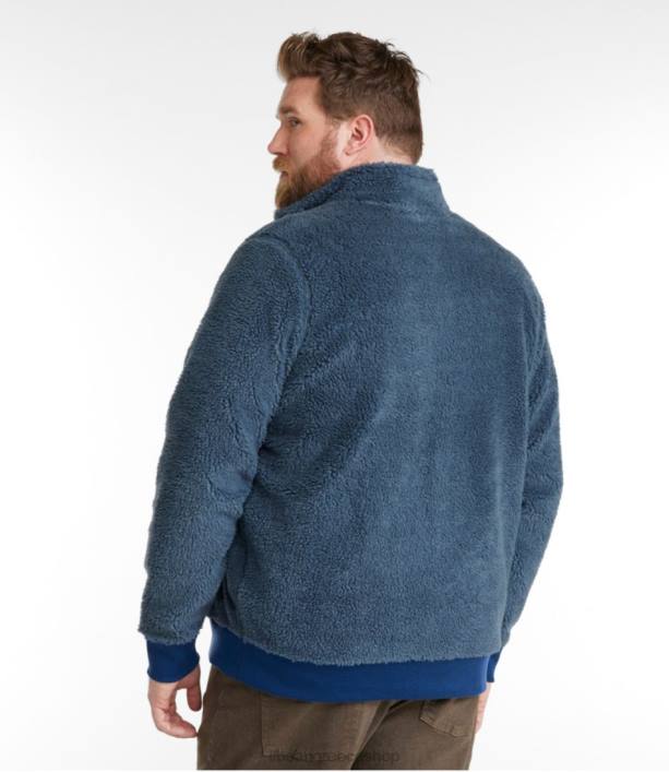άνδρες σακάκι sherpa fleece 6PHT532 LLBean εξωτερικά ενδύματα σαπωνόπετρα/δάσος σκιά