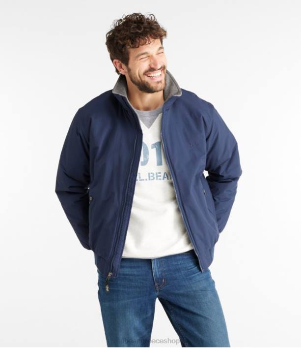 άνδρες σακάκι προθέρμανσης 6PHT5085 LLBean εξωτερικά ενδύματα σκουριά πορτοκαλί