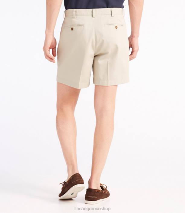 άνδρες σορτς chino χωρίς ρυτίδες 6PHT4751 LLBean x Double L είδη ένδυσης σκούρο χακί