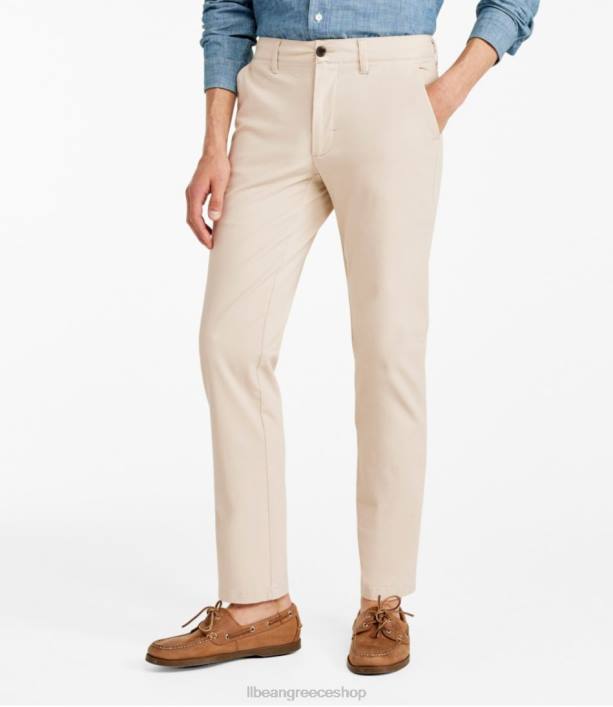 άνδρες τεντωμένα chino με εύκολη φροντίδα 6PHT3082 LLBean είδη ένδυσης καταχντίν χακί