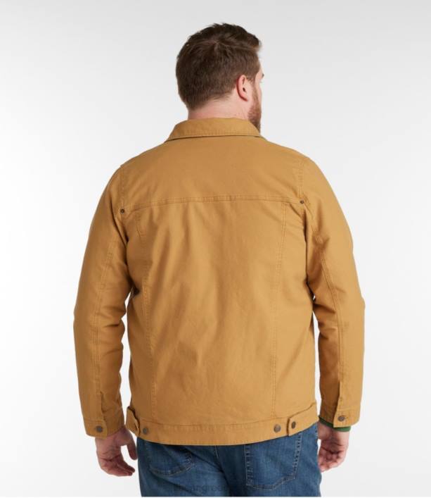 άνδρες τζάκετ φορτηγατζή χρηστικό beanflex 6PHT473 LLBean εξωτερικά ενδύματα marsh brown