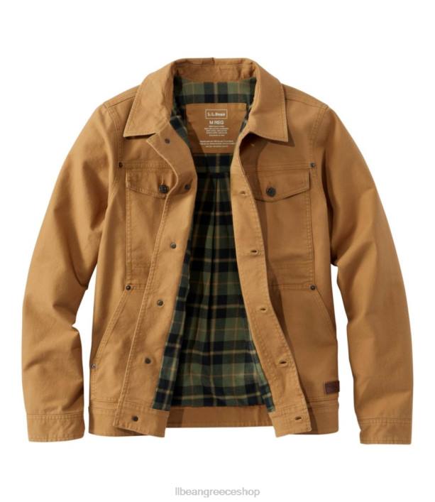 άνδρες τζάκετ φορτηγατζή χρηστικό beanflex 6PHT473 LLBean εξωτερικά ενδύματα marsh brown
