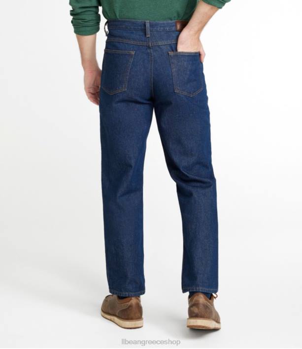 άνδρες τζιν παντελονι 6PHT5014 LLBean x Double L είδη ένδυσης σκούρο πλύσιμο