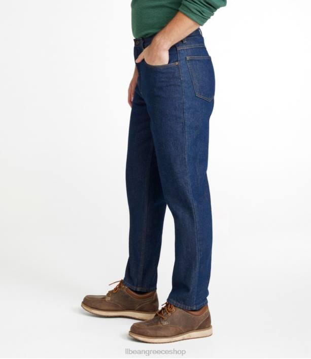 άνδρες τζιν παντελονι 6PHT5014 LLBean x Double L είδη ένδυσης σκούρο πλύσιμο