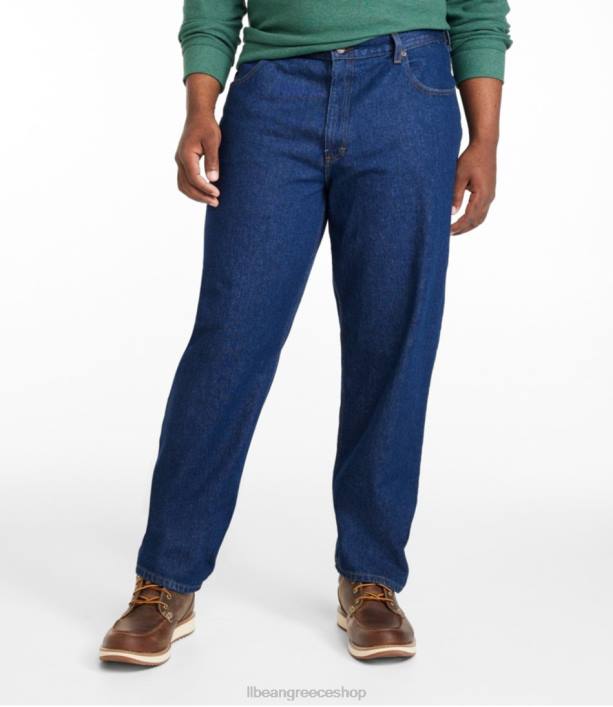 άνδρες τζιν παντελονι 6PHT5014 LLBean x Double L είδη ένδυσης σκούρο πλύσιμο