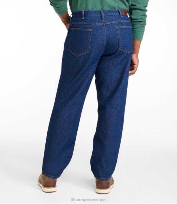 άνδρες τζιν παντελονι 6PHT5014 LLBean x Double L είδη ένδυσης σκούρο πλύσιμο