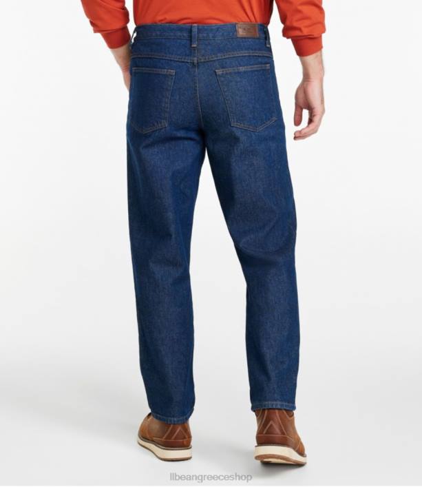 άνδρες τζιν παντελονι 6PHT6627 LLBean x Double L είδη ένδυσης σκούρο πλύσιμο