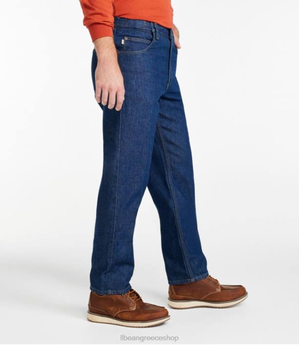 άνδρες τζιν παντελονι 6PHT6627 LLBean x Double L είδη ένδυσης σκούρο πλύσιμο