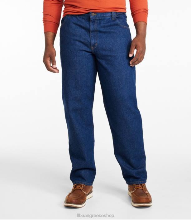 άνδρες τζιν παντελονι 6PHT6627 LLBean x Double L είδη ένδυσης σκούρο πλύσιμο