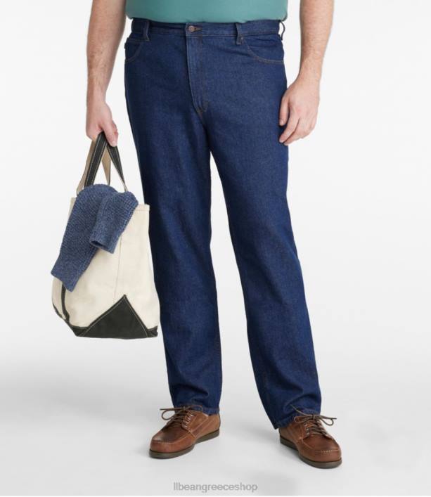 άνδρες τζιν παντελονι 6PHT670 LLBean x Double L είδη ένδυσης ξεβαμμένο τζιν