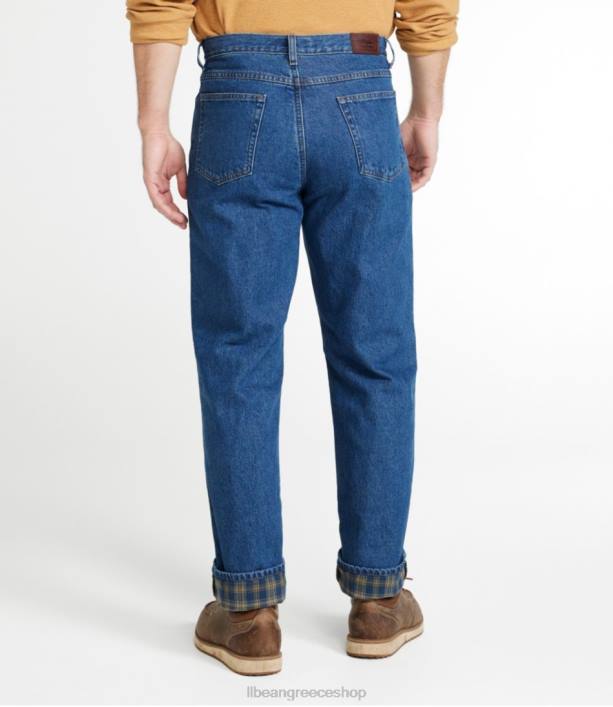 άνδρες τζιν παντελονι 6PHT799 LLBean x Double L είδη ένδυσης λιθολυμένη