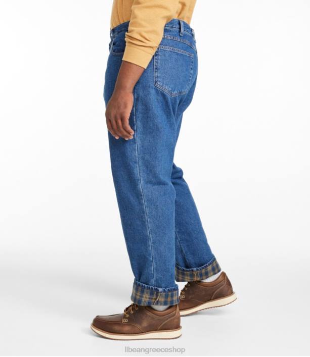 άνδρες τζιν παντελονι 6PHT799 LLBean x Double L είδη ένδυσης λιθολυμένη