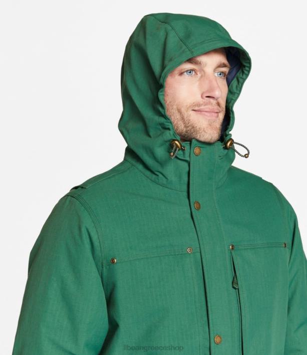άνδρες τραχύ πάρκο 3 σε 1 6PHT3704 LLBean εξωτερικά ενδύματα μαύρος