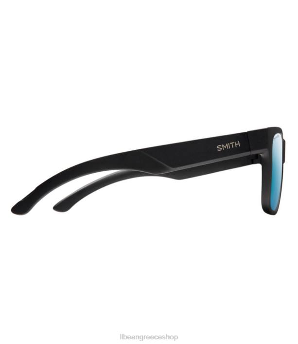 για άνδρες και γυναίκες smith lowdown 2 chromapop polarized mirror γυαλιά ηλίου 6PHT818 LLBean αξεσουάρ εξωτερικού χώρου καθρέφτης μαύρο ματ/πολικό μπλε