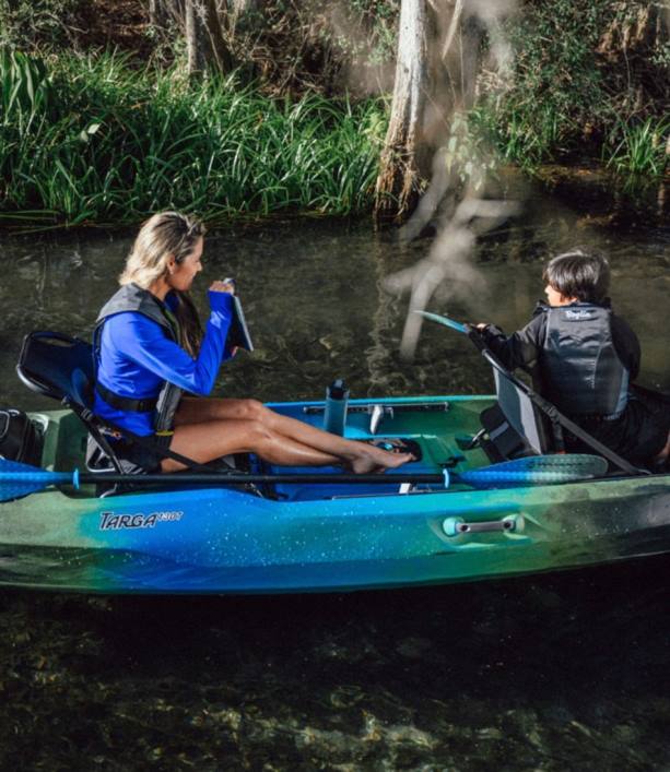 για άνδρες και γυναίκες wilderness systems targa 130 sit-on-top tandem kayak 6PHT6152 LLBean θαλάσσια σπορ μπλε αεράκι