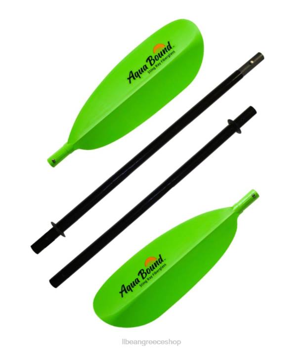 για άνδρες και γυναίκες κουπί καγιάκ από fiberglass 4 τεμαχίων 6PHT1885 LLBean θαλάσσια σπορ ηλεκτρικό πράσινο