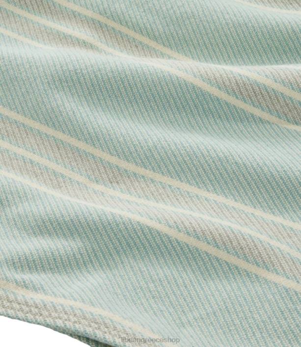 για άνδρες και γυναίκες λωρίδα κουβέρτας maine twill 6PHT4403 LLBean κλινοσκεπάσματα bluegrass