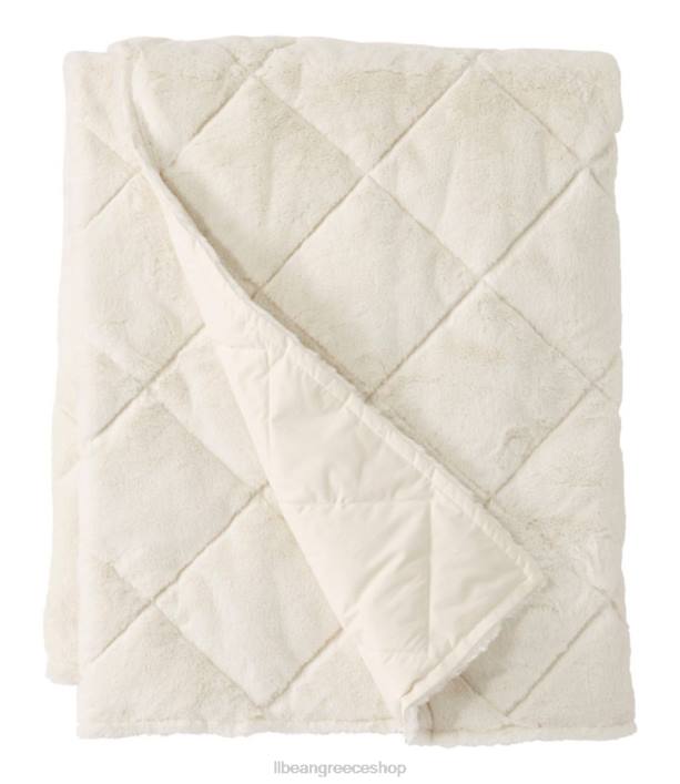 για άνδρες και γυναίκες ρίψη ultraplush primaloft 6PHT4515 LLBean κλινοσκεπάσματα κρέμα