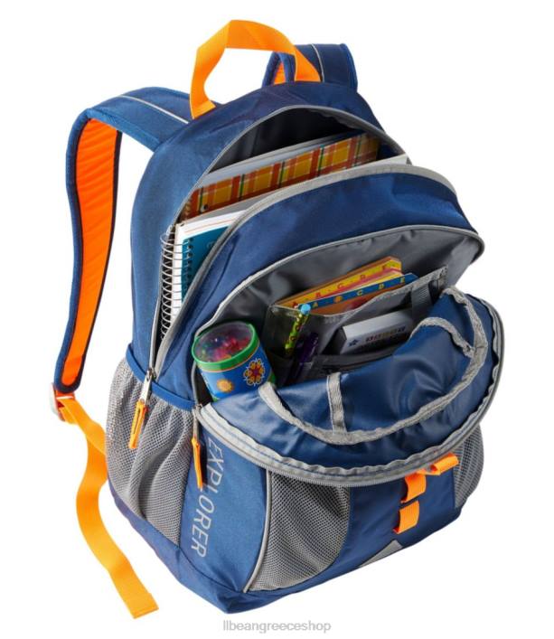 για άνδρες και γυναίκες σακίδιο explorer colorblock 6PHT2398 LLBean αξεσουάρ carbon navy/άσφαλτος