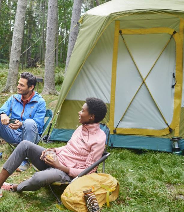για άνδρες και γυναίκες σκηνή acadia 4 ατόμων 6PHT1346 LLBean εξοπλισμός εξωτερικού χώρου αβοκάντο/chartreuse
