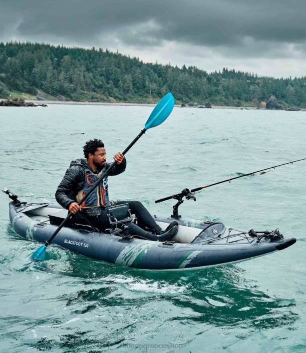 για άνδρες και γυναίκες φουσκωτό καγιάκ aquaglide blackfoot ψαράς 6PHT2239 LLBean θαλάσσια σπορ μπλε