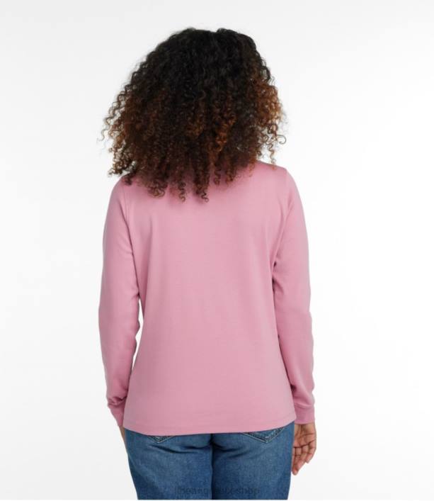 γυναίκες interlock mock-ζιβάγκο 6PHT6994 LLBean είδη ένδυσης βαθύ τιρκουάζ