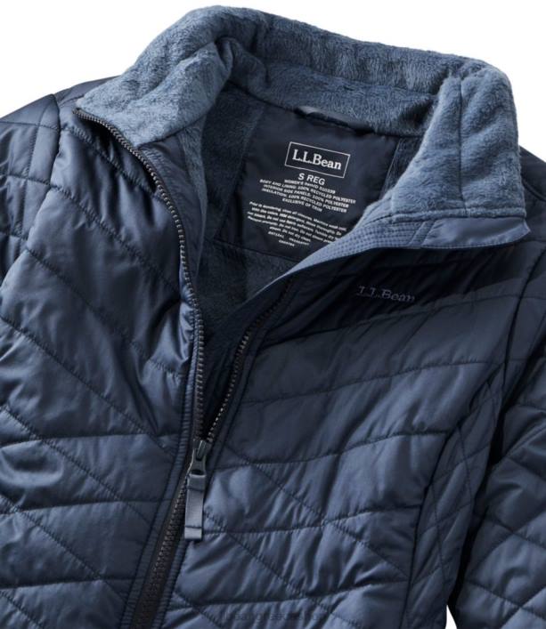 γυναίκες Μπουφάν primaloft με φλις επένδυση 6PHT6666 LLBean εξωτερικά ενδύματα vintage λεβάντα