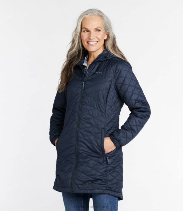 γυναίκες Παλτό primaloft με επένδυση fleece 6PHT5079 LLBean εξωτερικά ενδύματα ναυτικό άνθρακα