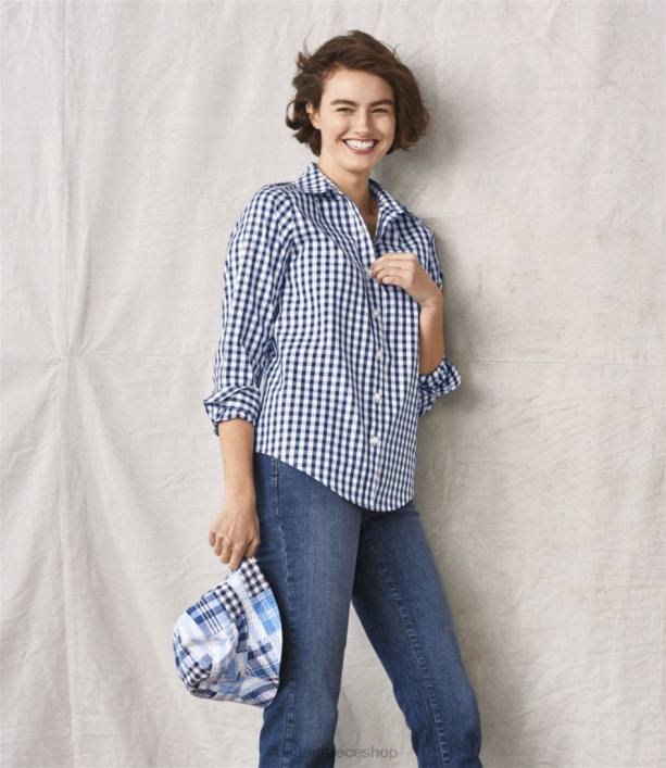 γυναίκες Πουκάμισο oxford χωρίς ζάρες 6PHT23 LLBean είδη ένδυσης αλπικό μπλε