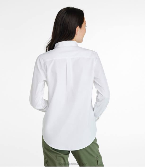 γυναίκες Πουκάμισο oxford χωρίς ζάρες 6PHT3014 LLBean είδη ένδυσης κοκκινίζω