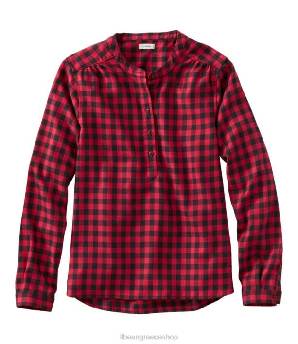 γυναίκες Πουκάμισο από μαλακό twill 6PHT4690 LLBean είδη ένδυσης ναυτικό κόκκινο