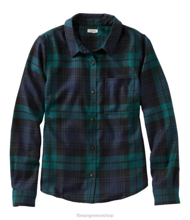 γυναίκες Πουκάμισο από μαλακό twill 6PHT6555 LLBean είδη ένδυσης σκούρο πεύκο