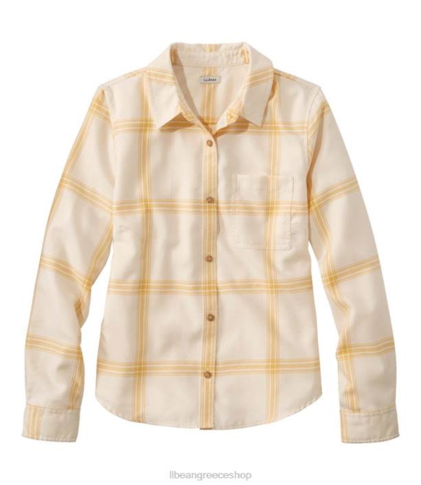 γυναίκες Πουκάμισο από μαλακό twill 6PHT6979 LLBean είδη ένδυσης χρυσαυγίτης
