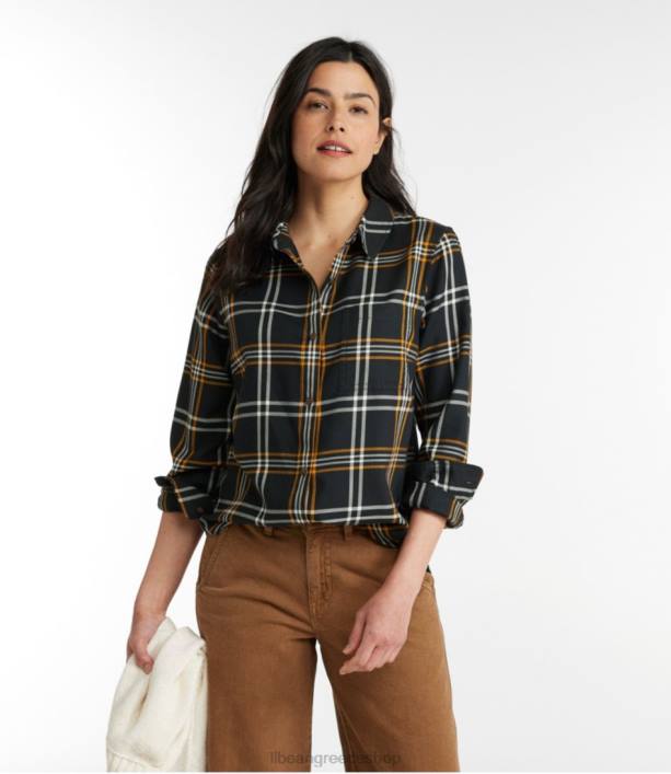 γυναίκες Πουκάμισο από μαλακό twill 6PHT6979 LLBean είδη ένδυσης χρυσαυγίτης