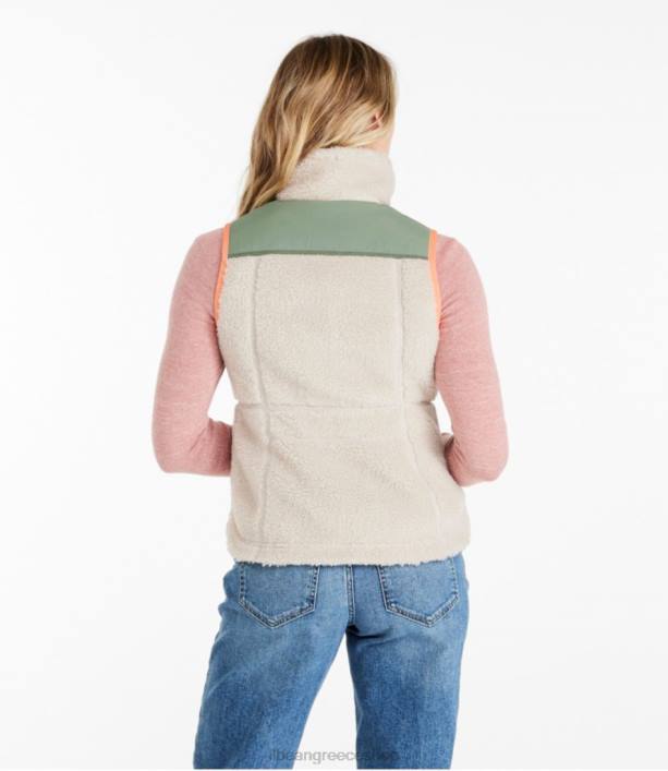 γυναίκες γιλέκο sherpa fleece 6PHT6056 LLBean εξωτερικά ενδύματα μαύρος