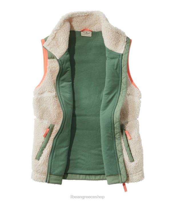 γυναίκες γιλέκο sherpa fleece 6PHT6056 LLBean εξωτερικά ενδύματα μαύρος