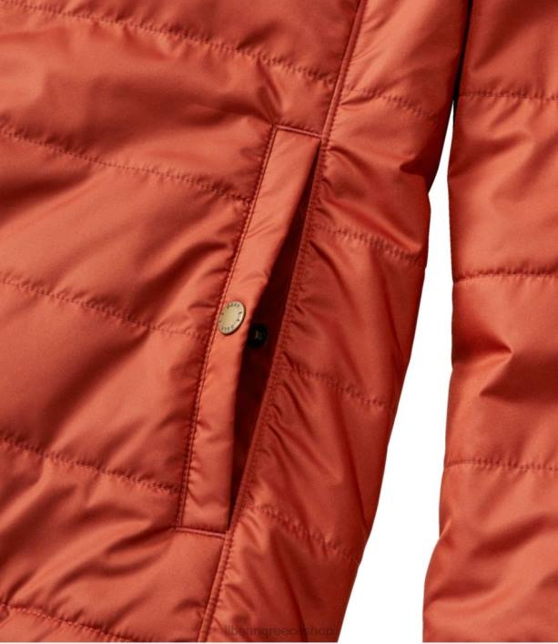γυναίκες κλασικό puffer jacket του βουνού 6PHT3602 LLBean εξωτερικά ενδύματα θαλάσσιο μπλε/φυσικό