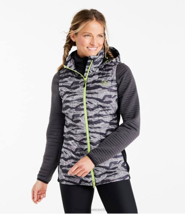 γυναίκες μακρύ γιλέκο primaloft packaway 6PHT3669 LLBean εξωτερικά ενδύματα carbon navy πινέλο camo