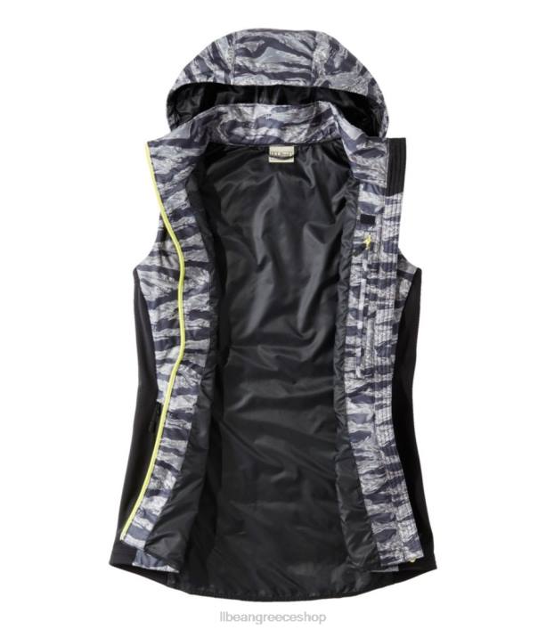γυναίκες μακρύ γιλέκο primaloft packaway 6PHT3669 LLBean εξωτερικά ενδύματα carbon navy πινέλο camo