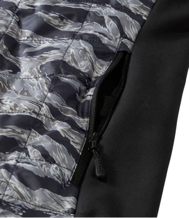 γυναίκες μακρύ γιλέκο primaloft packaway 6PHT3669 LLBean εξωτερικά ενδύματα carbon navy πινέλο camo
