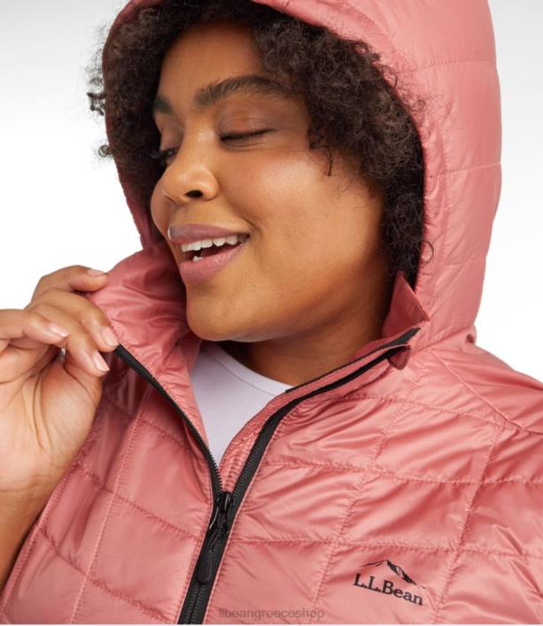 γυναίκες μακρύ γιλέκο primaloft packaway 6PHT5088 LLBean εξωτερικά ενδύματα τριαντάφυλλο πλύσιμο