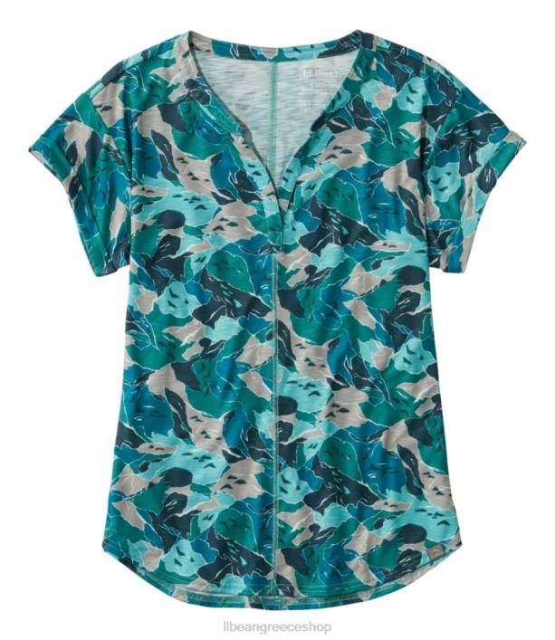 βαθύ τιρκουάζ camo