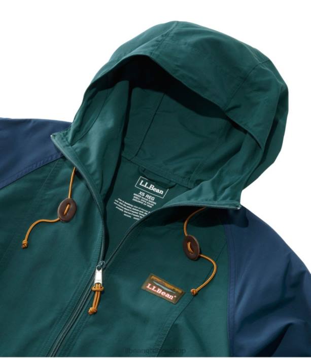 γυναίκες ορεινό κλασικό άνορακ 6PHT7217 LLBean εξωτερικά ενδύματα ακατέργαστο λουλακί/αληθινό γαλαζοπράσινο