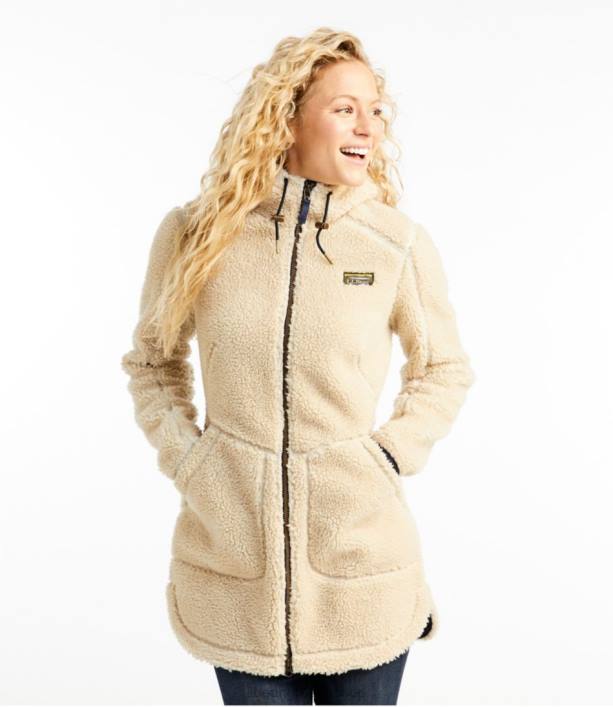 γυναίκες παλτό από φλις σωρό βουνού 6PHT833 LLBean εξωτερικά ενδύματα σκετος ΚΑΦΕΣ